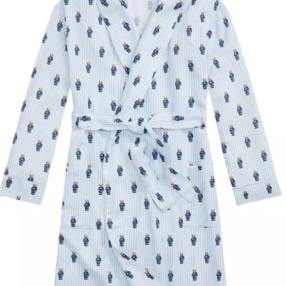 Ralph Lauren Big boys Polo Bear Robe - Picture 1 of 7